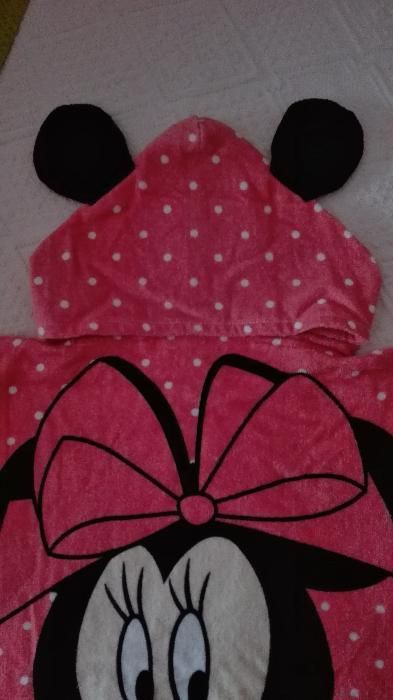 Poncho de praia minnie NOVO