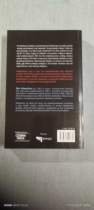 Ake Edwardson " Najpiękniejszy kraj"