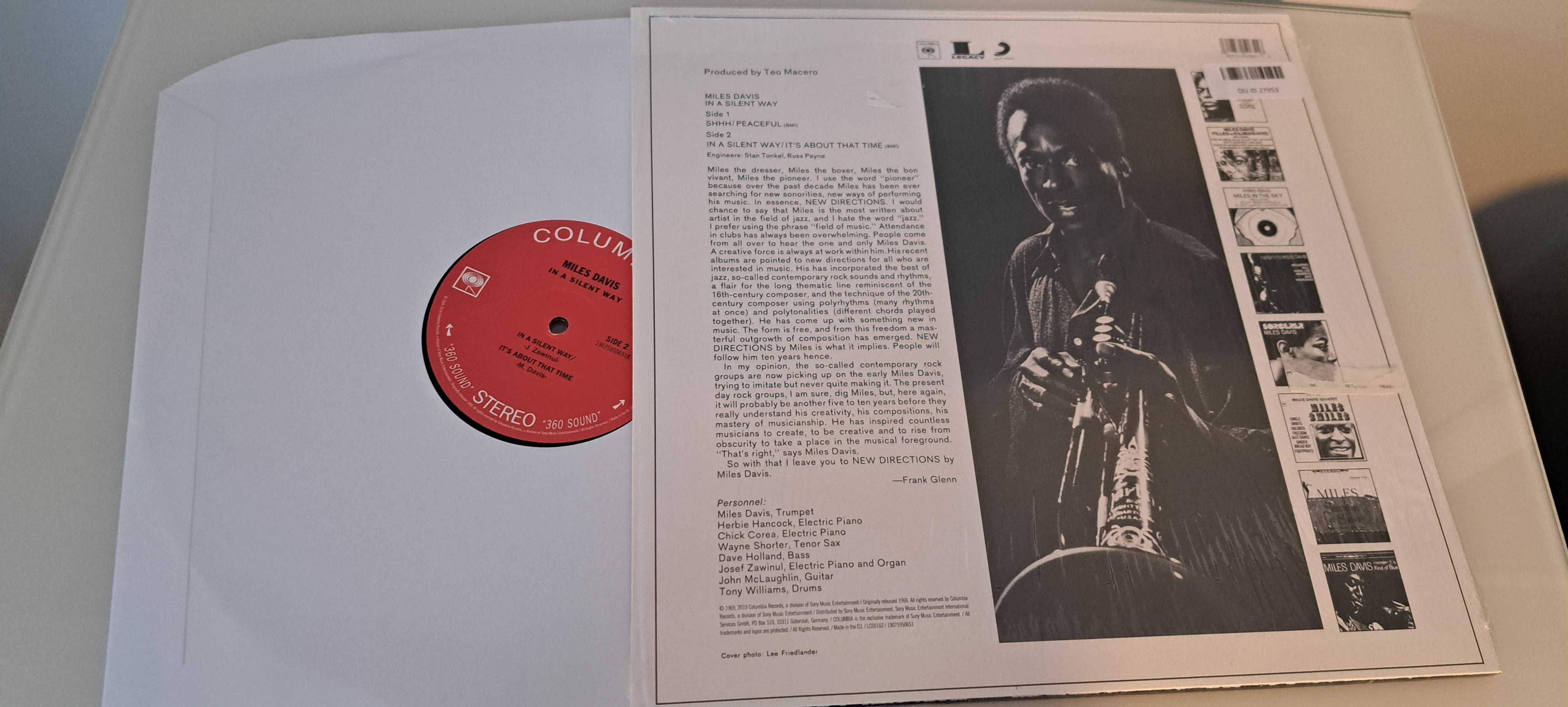 In A Silent Way (50th Anniversary) Miles Davis Winyl