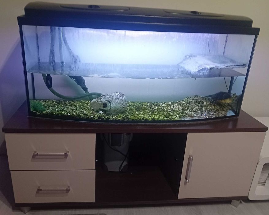 Sprzedam akwarium 180 l + szafka