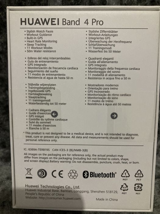 Relogio Huawei Band 4 Pro