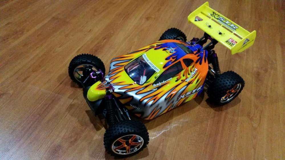 Carro telecomandado RC Buggy HSP 1:10 brush brushless 2-4S Lipo 100Kmh