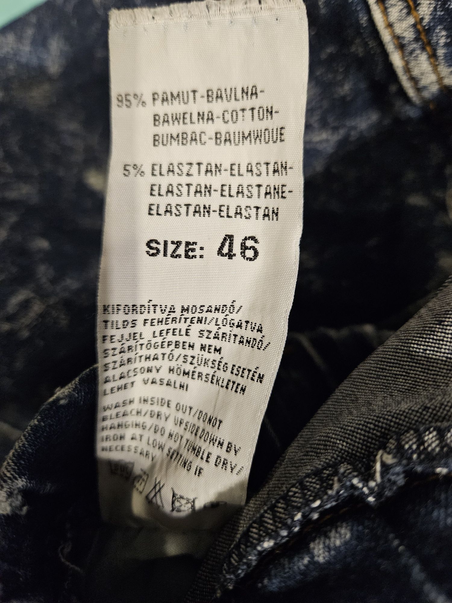Spodnie jeansowe damskie r 46