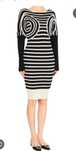 Сукня італійського бренду Jean Paul Gaultier bodycon, авангард оп-арт