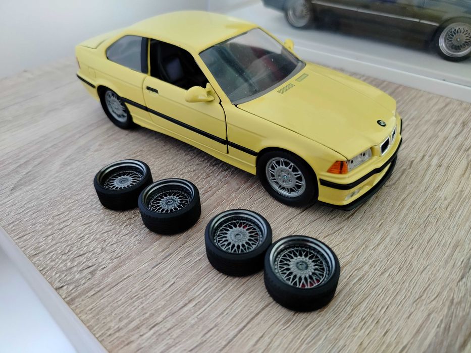 BMW M3 E36 coupe 1:24 gama bbs