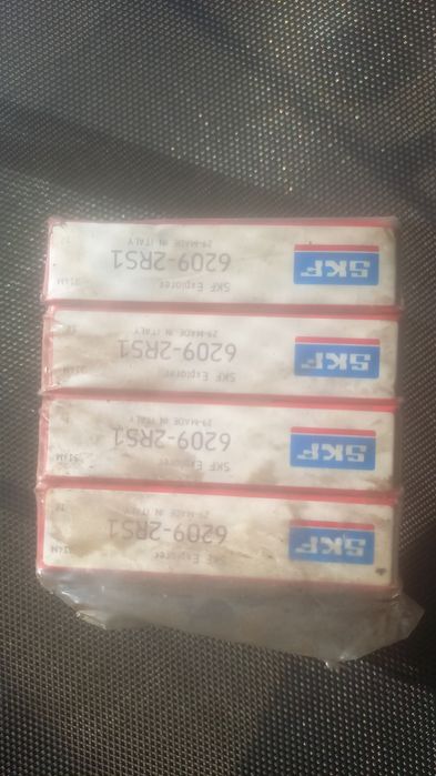4 Rolamentos SKF 6209-2RS1 – Novos, selados