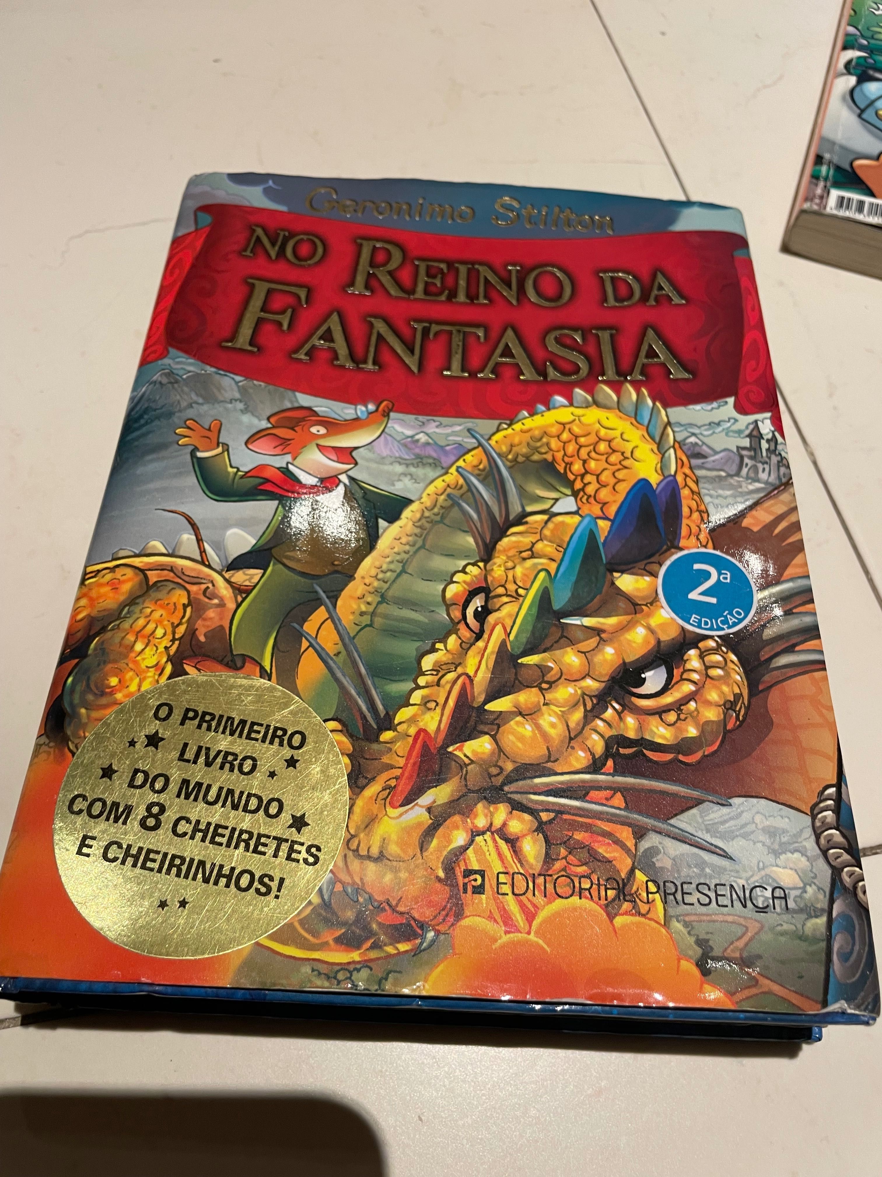 Livro no Reino da Fantasia - Geronimo Stilton
