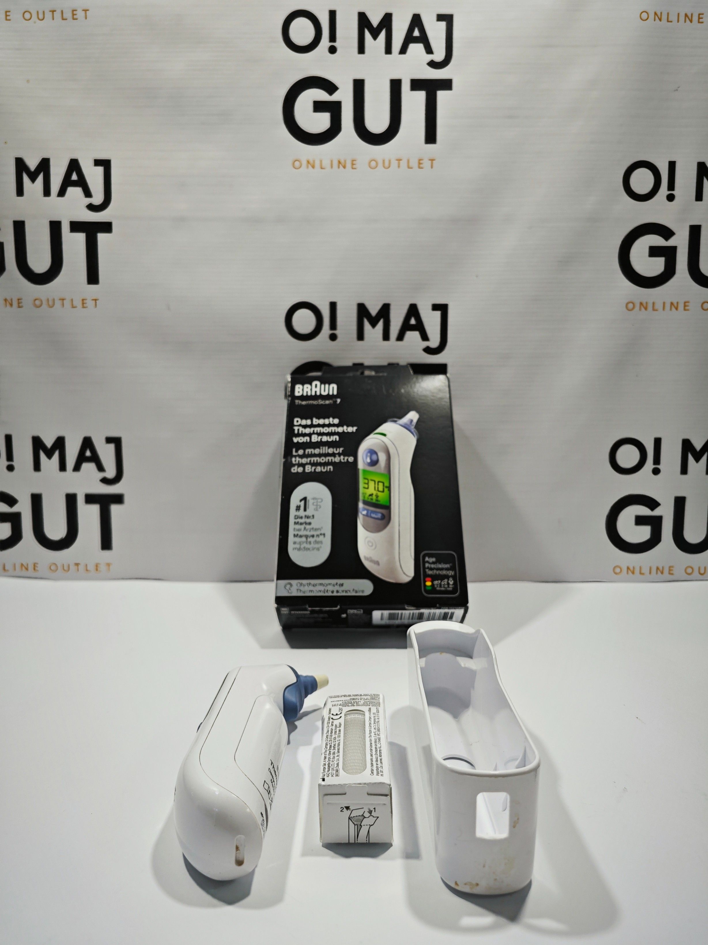 Termometr Douszny Braun Irt6520 Thermoscan 7 + 21 Kapturków