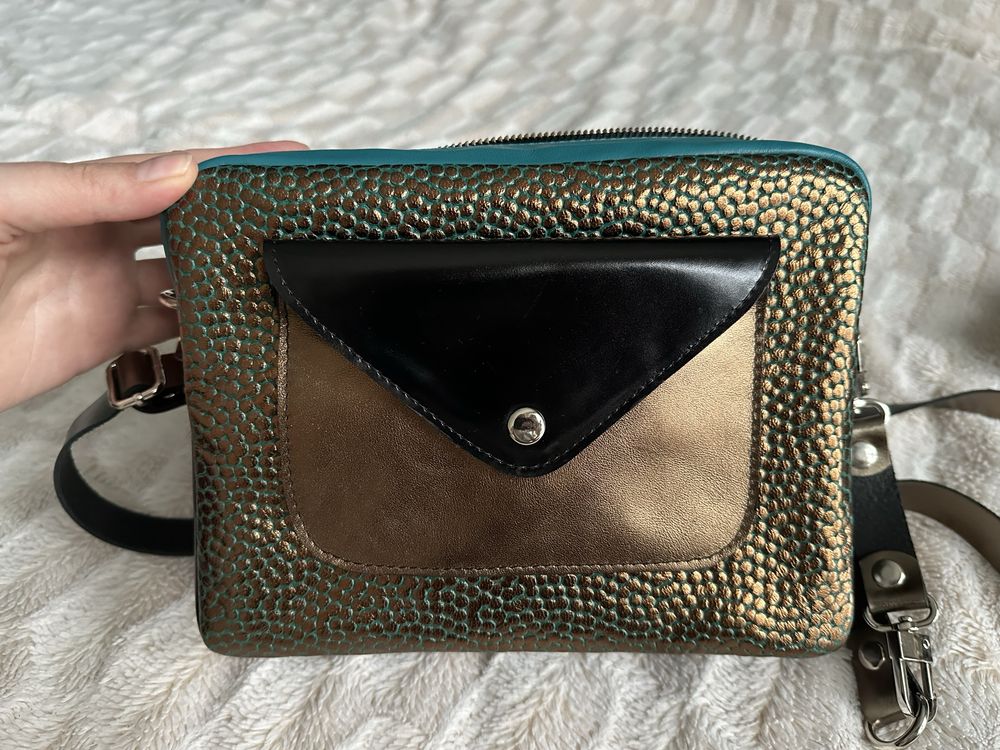 Mięta double bag ćwieki,miedź,patyna nowa