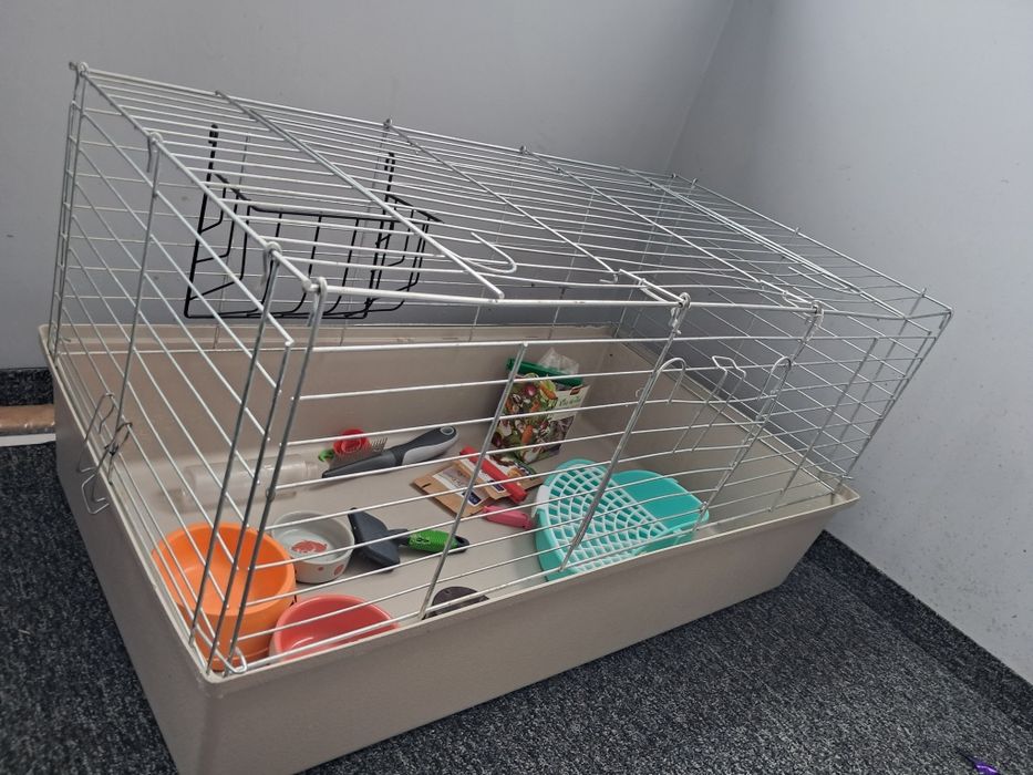 Klatka dla królika z dodatkami