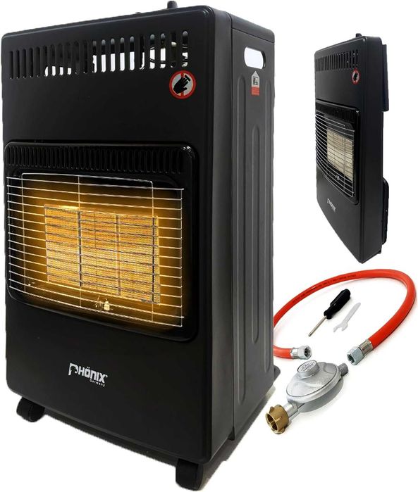 Piecyk gazowy na butle grzejnik 4,2 kW PHONIX Reduktor i wąż