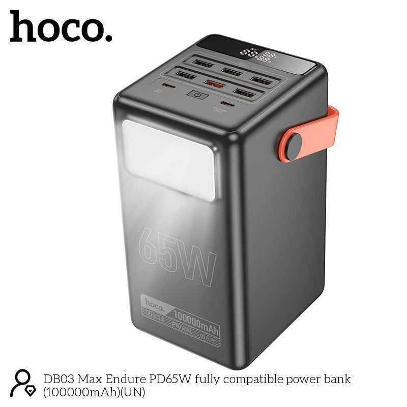 УМБ Hoco 65W Power Bank DB03 Max 100 000mAh