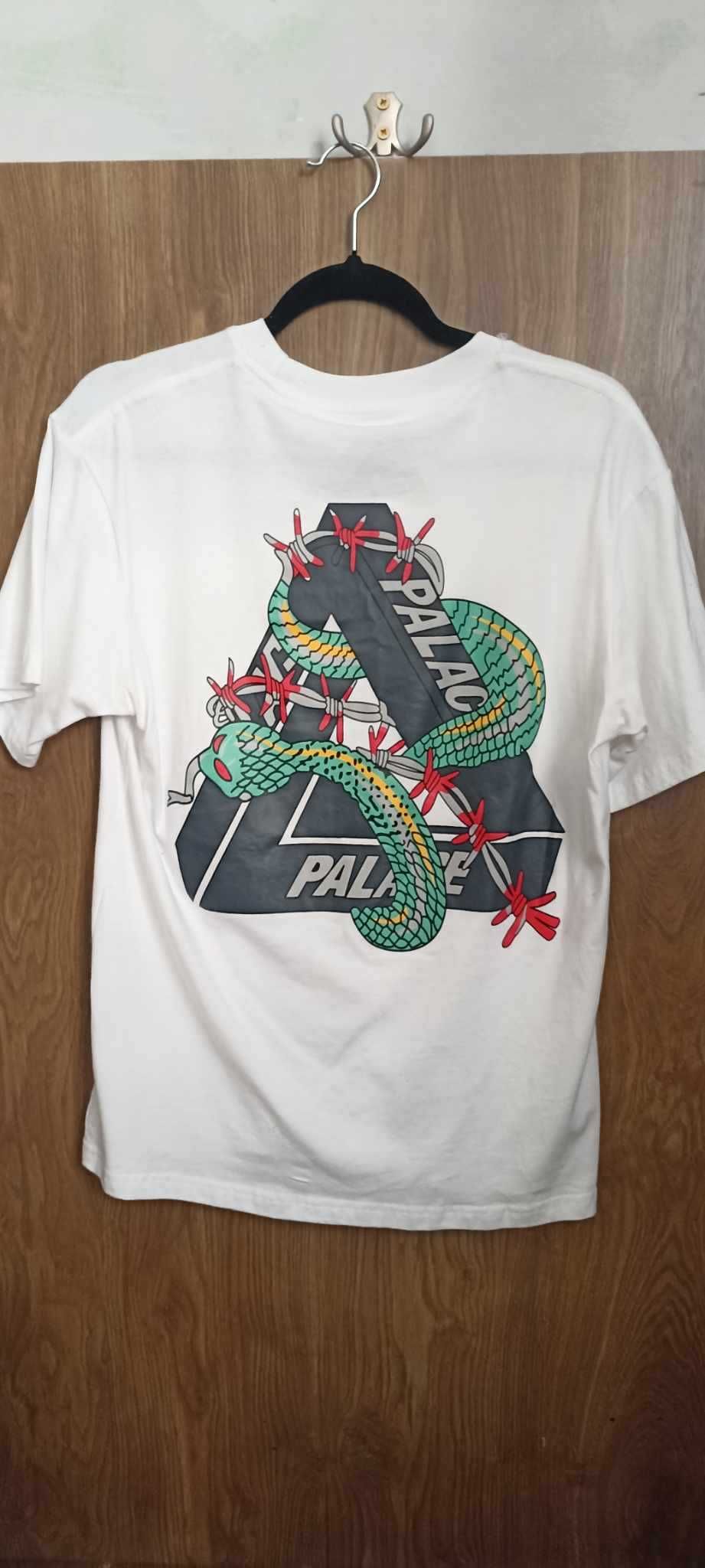 Palace Snake triferg tshirt koszulka biała roz. S