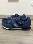 Кросівки HUGO BOSS Parkour ™ Navy ( натуральна шкіра+сітка)