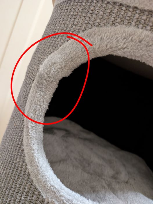 Natural Paradise Primrose Drapak Wieża dla kota XXL Szara NAJWIĘKSZA U