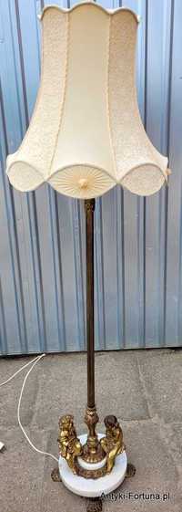 Stara lampa podłogowa , stojąca , figuralna