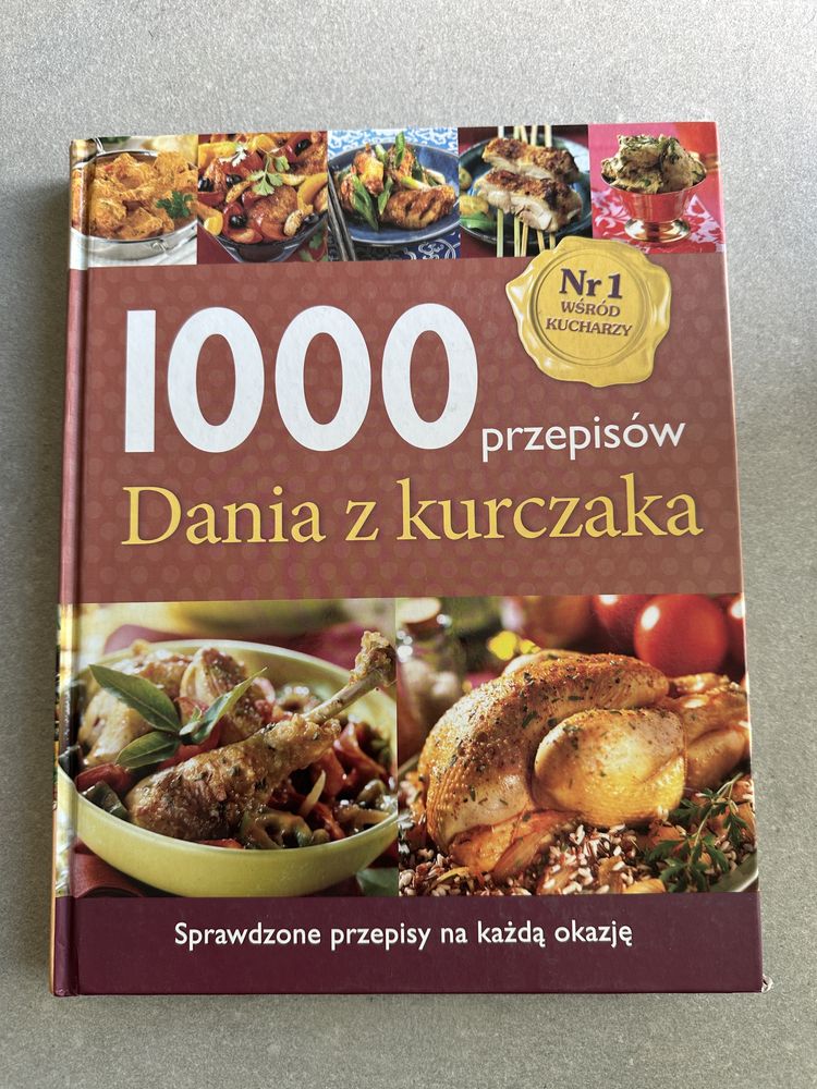 Ksiazka 1000 przepisow na dania z kurczaka