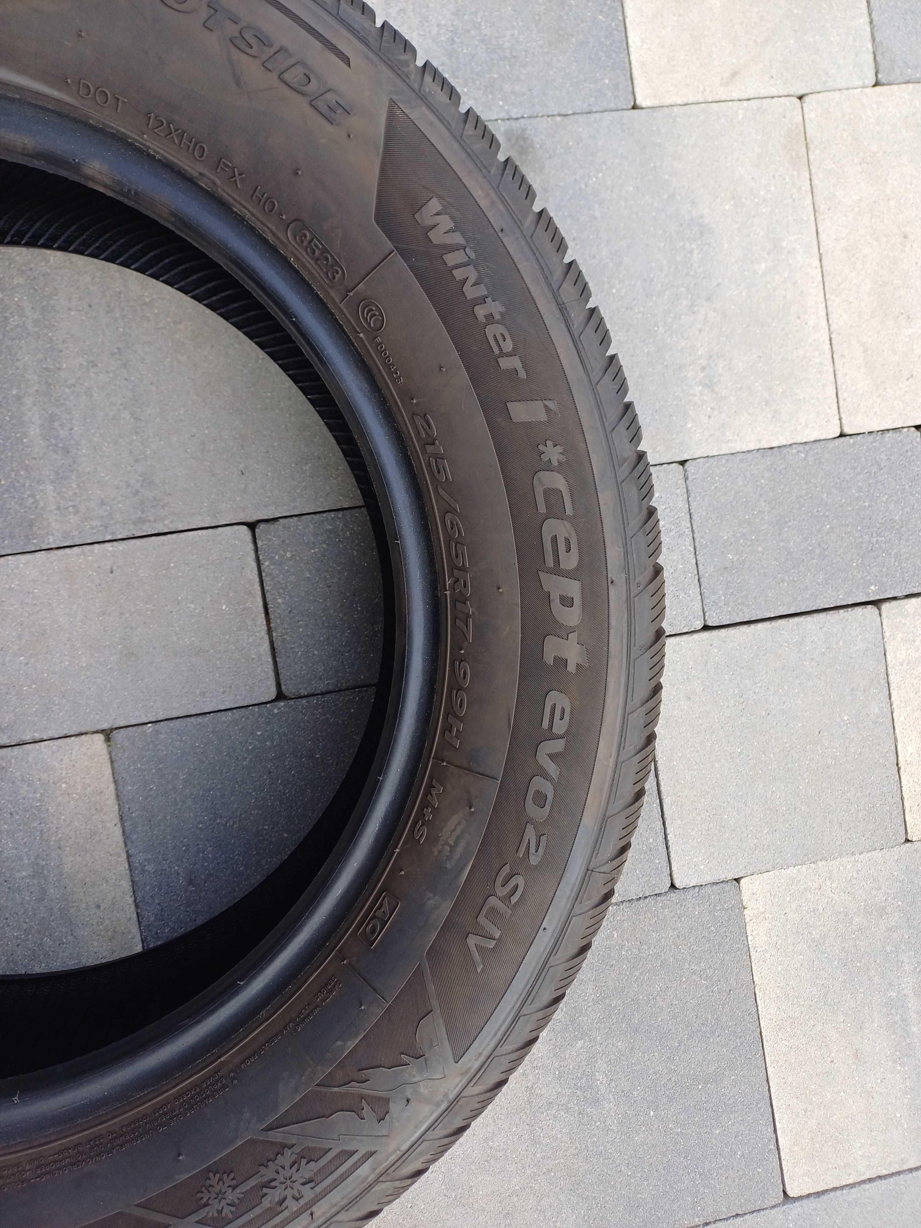 opona zimowa hankook winter cept evo2 215/65 r17 rok 3523