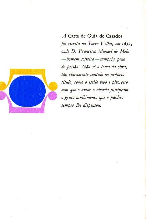 Livro - Carta de Guia de Casados - Francisco Manuel de Melo