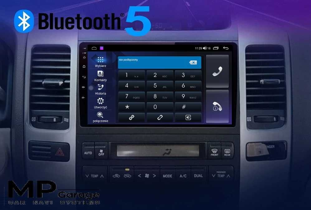 Nawigacja Android Toyota Land Cruiser_Lexus GX470 Qled CarPlay Montaż