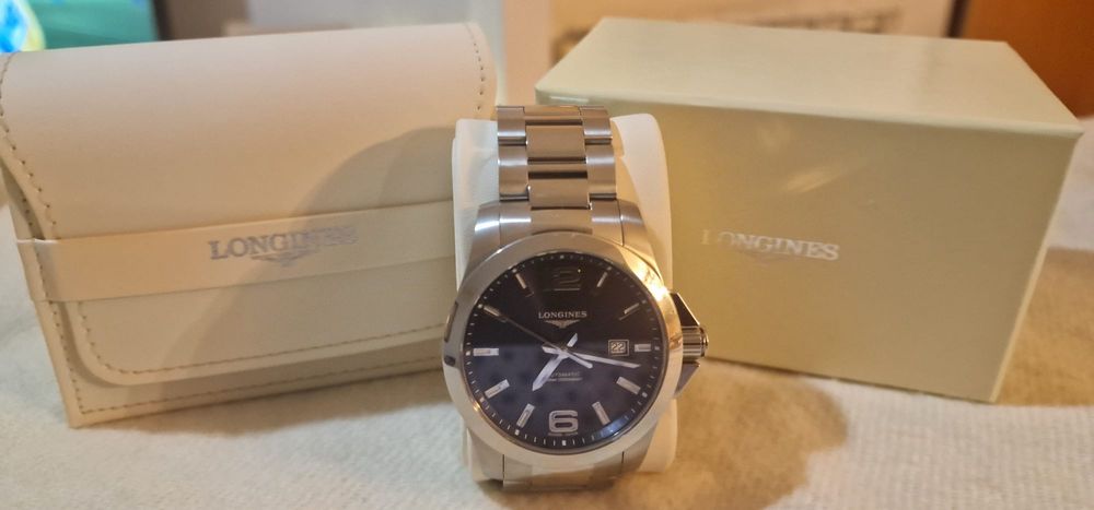 Longines novo, na caixa e com garantia