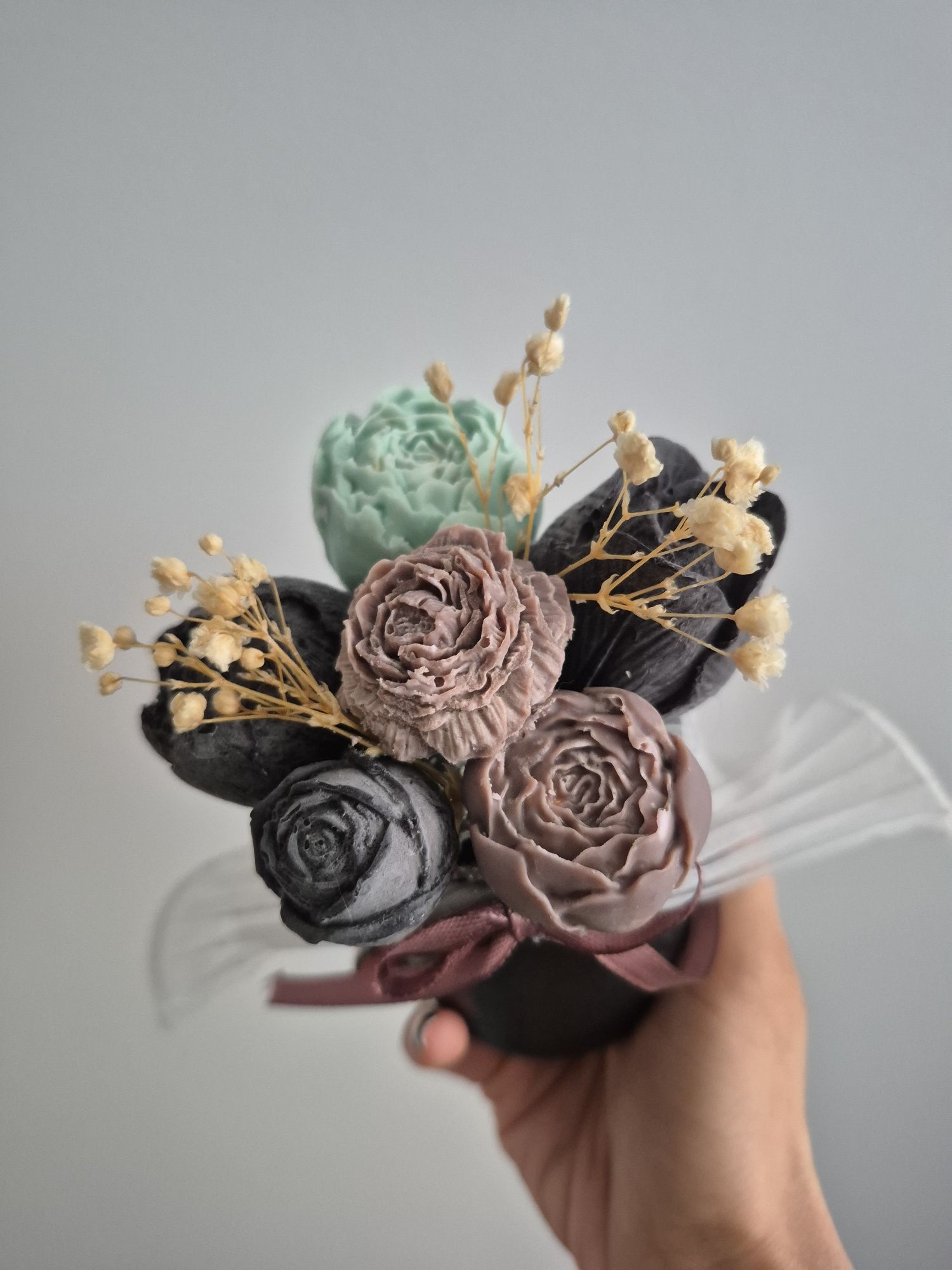 Flower box Świece sojowe hand made