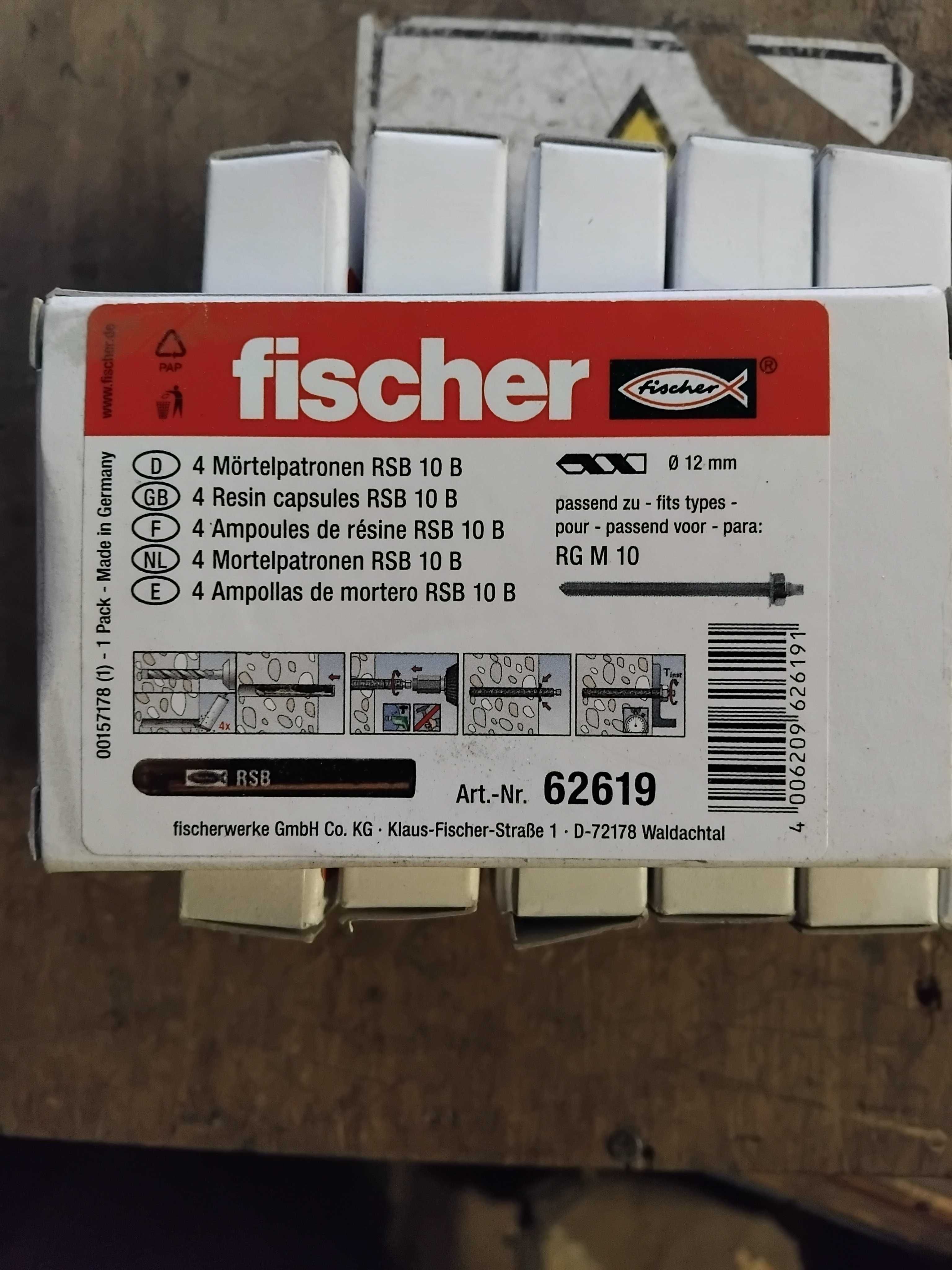Kotwa chemiczna Fischer RSB10 ampułka Fisher