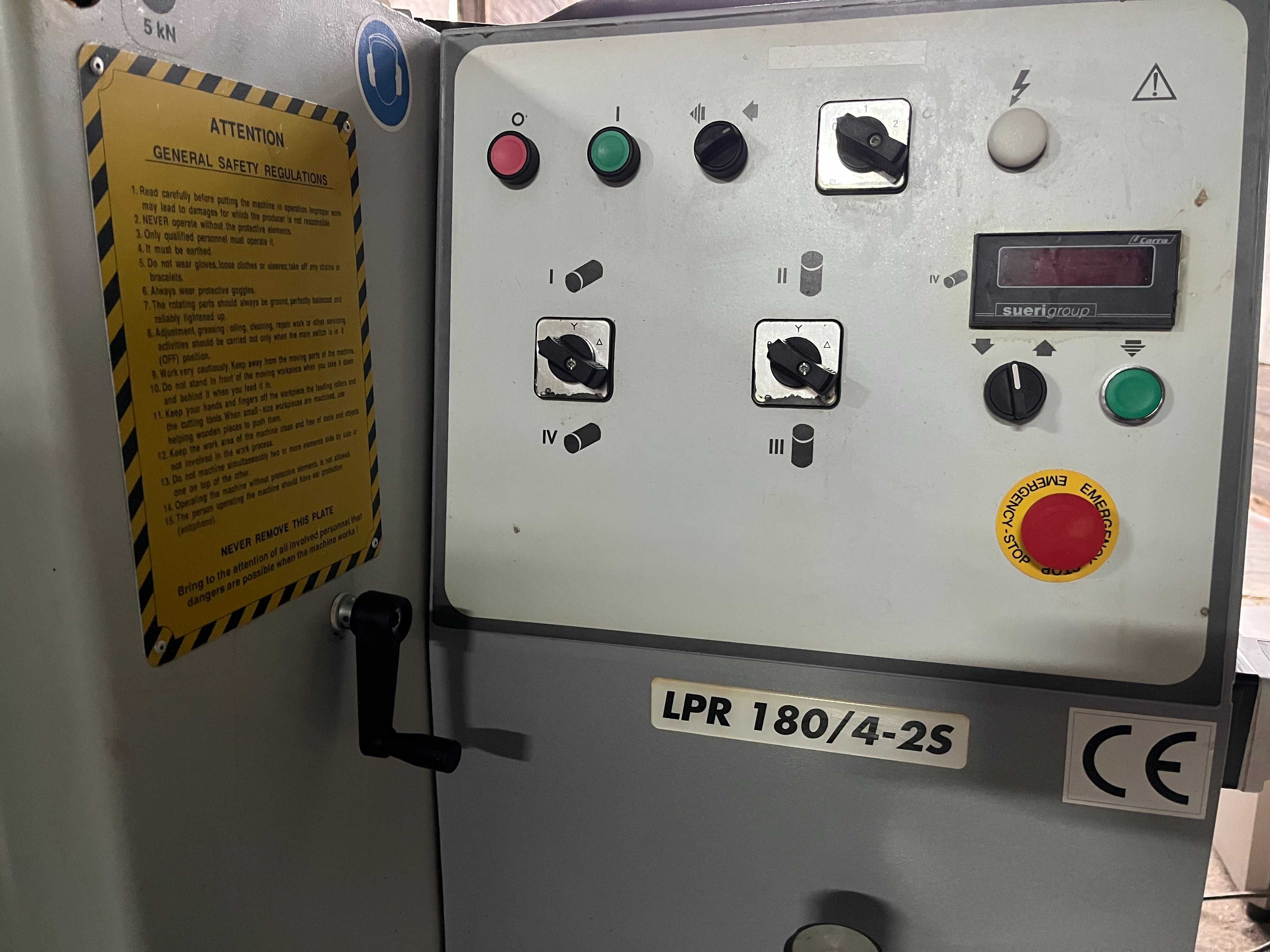 Strugarka czterostronna Lazzari LPR 180/4 - 2S