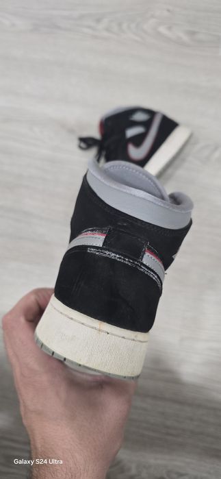 Nike Air Jordan 1 MID ( Black particle Grey )