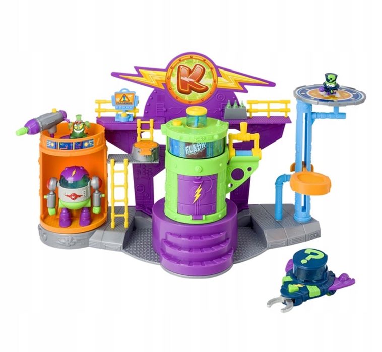 SUPER ZINGS baza wieża laboratorium kazoom profesora K