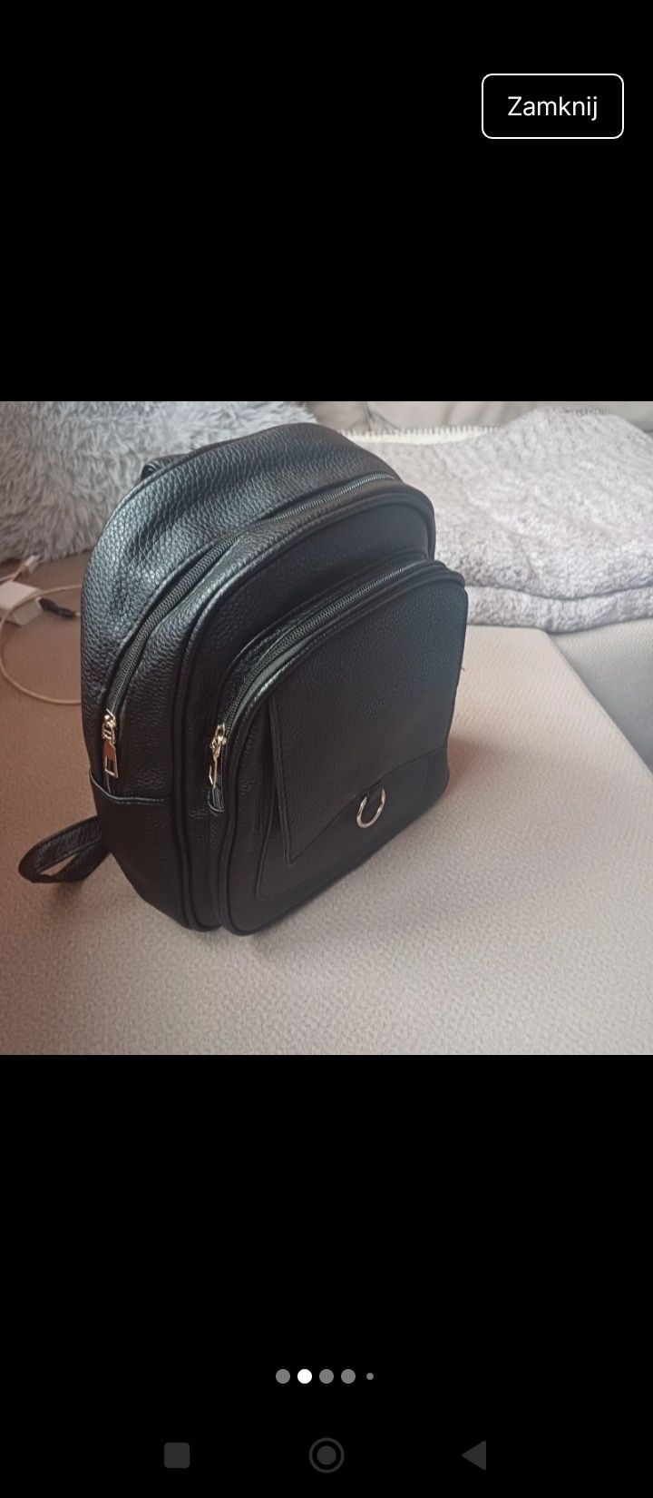 Plecak eko skóra jak nowy