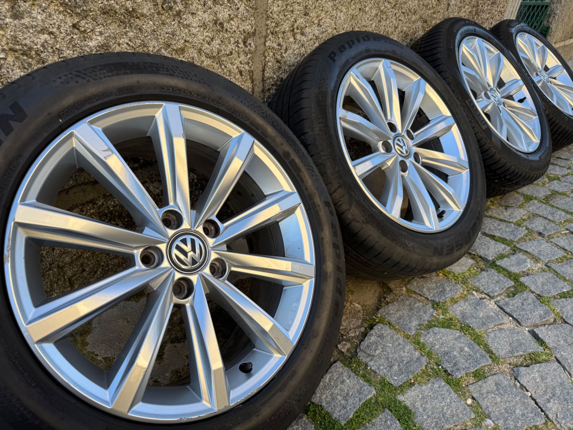 Jantes 17 5x112 Originais VW Passat B8/Golf/T-Roc/Touran