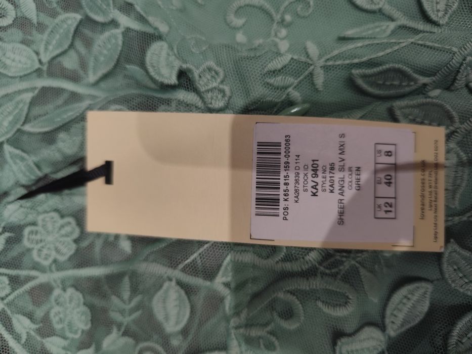 Nowa suknia na wesele love&roses r. 40