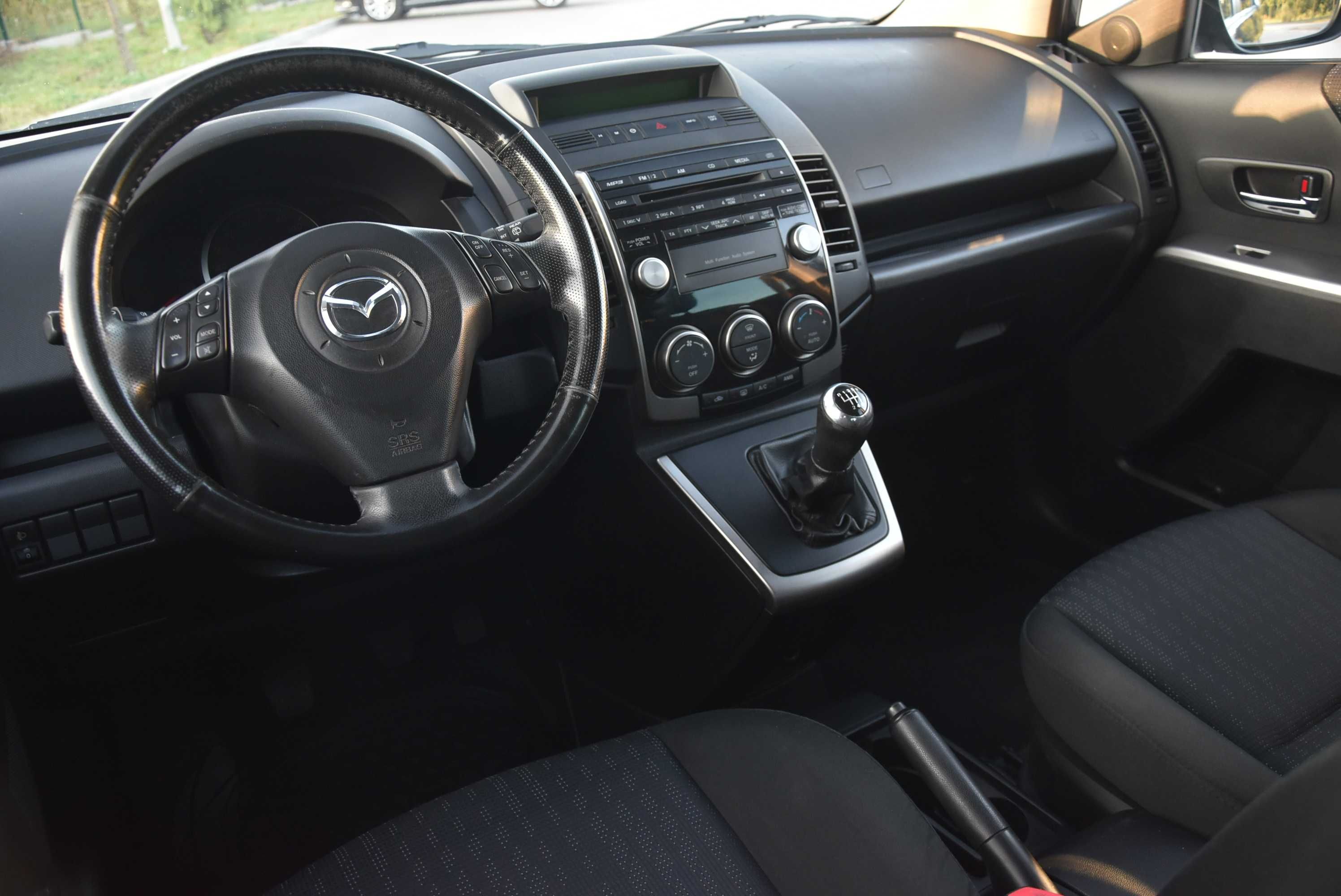 Mazda 5 2,0d, 7 osób, bezwypadkowa, alu16