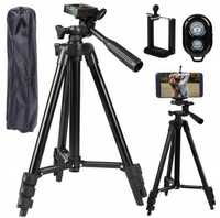 STATYW tripod z pilotem BLUETOOTH UCHWYT na telefon aparat polecam