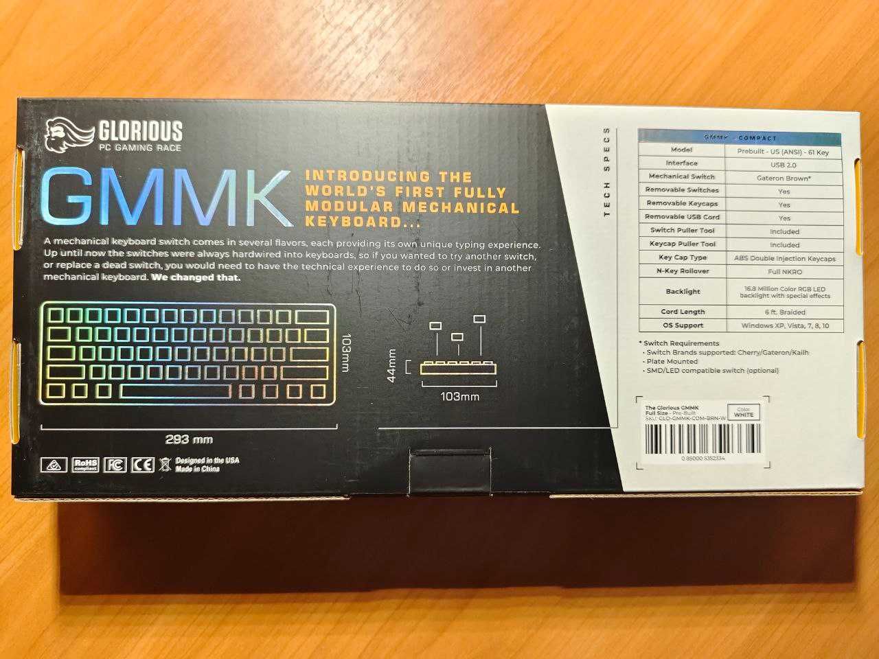 Механічна клавіатура Glorious gmmk compact