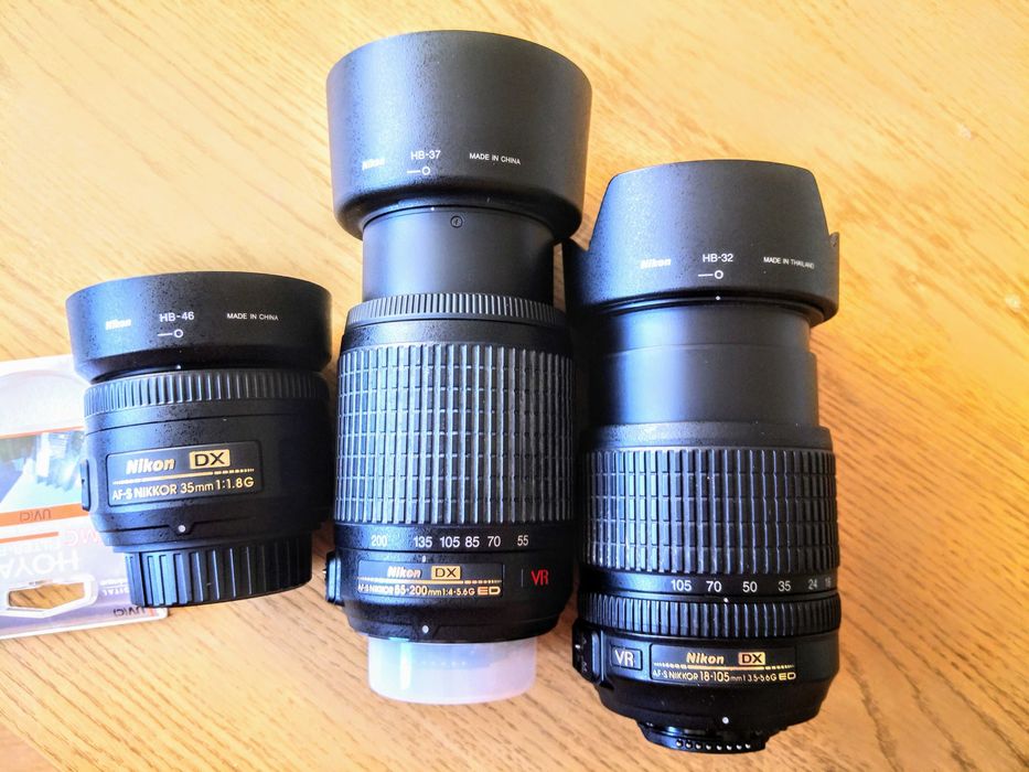 nikon d 5300+3 obiektywy