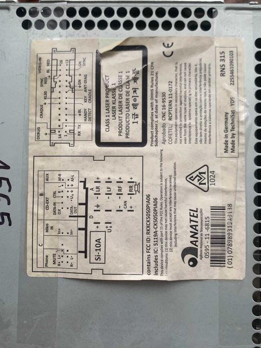 автомагнітола VW RNS 315