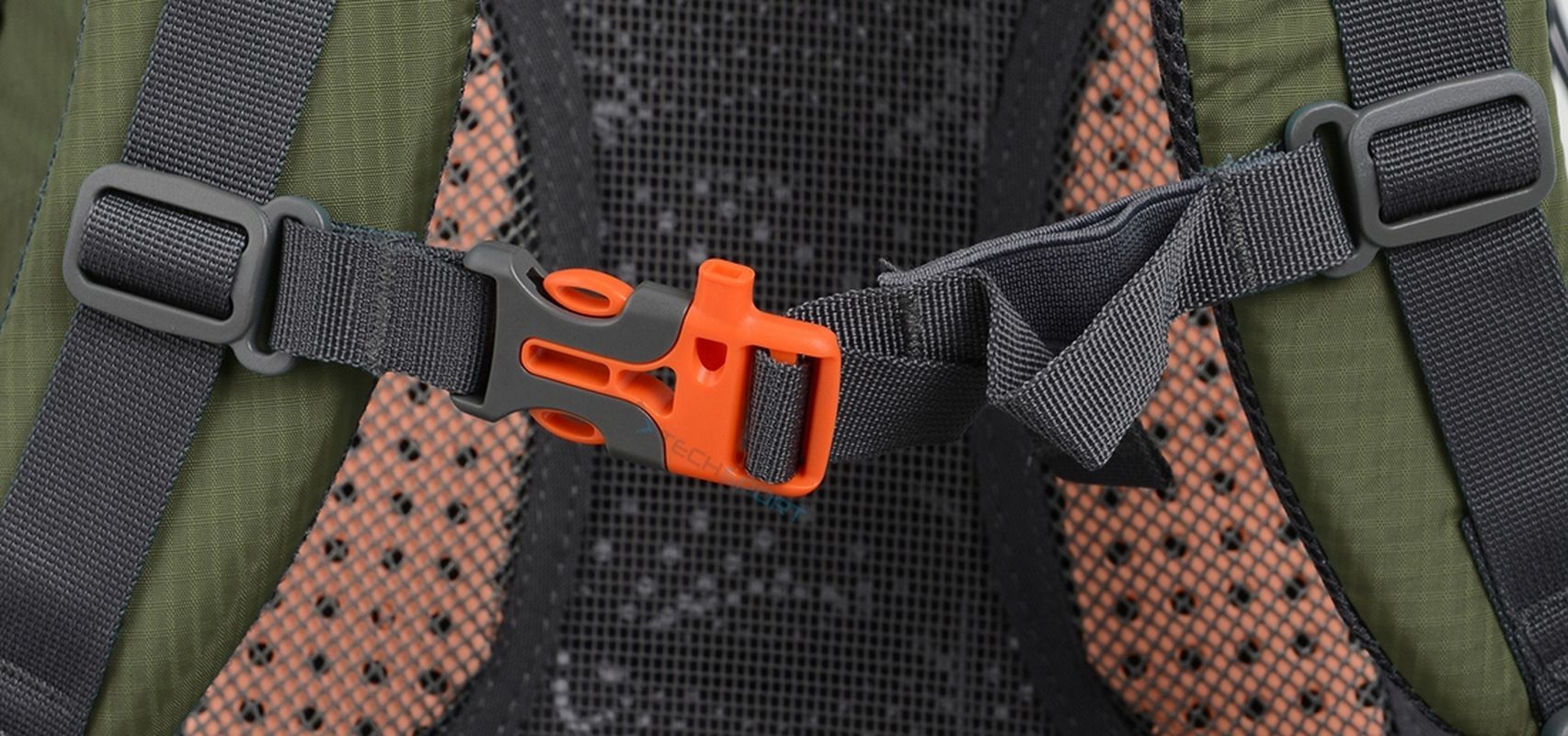 Bergson Adal 35l | Wentylowany Plecak Turystyczny | Oliwka