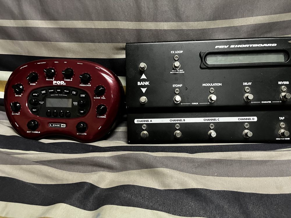 Line 6 Pod xt + shortboard