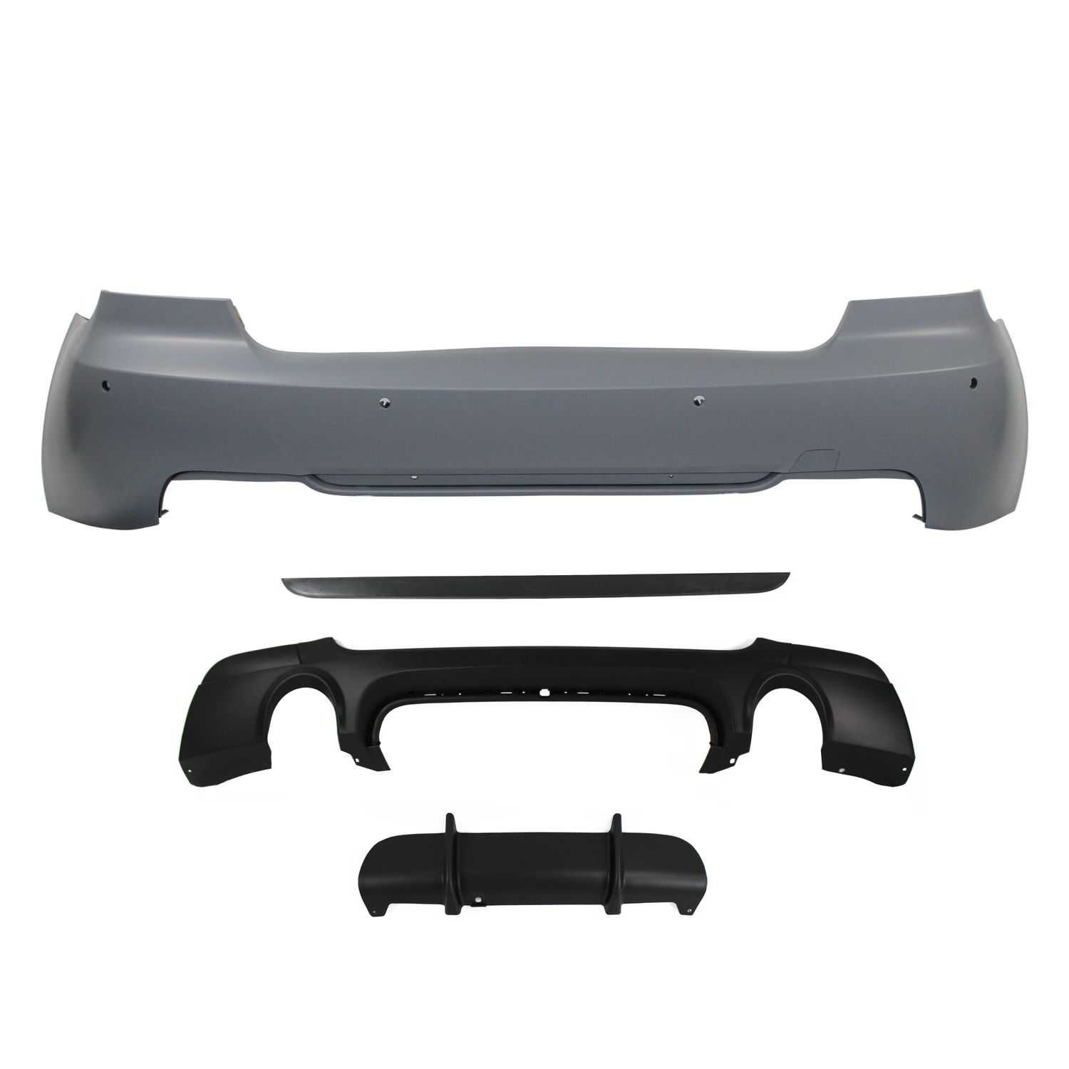 Para-choque traseiro para BMW Série 3 E92 E93 2006 a 2013 Pack M