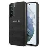 Etui Amg Leather Debossed Lines Na Samsung Galaxy S22+ - Czarne