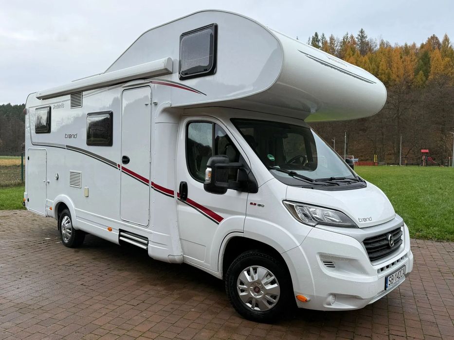 Dethleffs TREND A6977  Przestronny 7.0 m kamper dla 6 osób do spania, VAT 23%, serwisowany