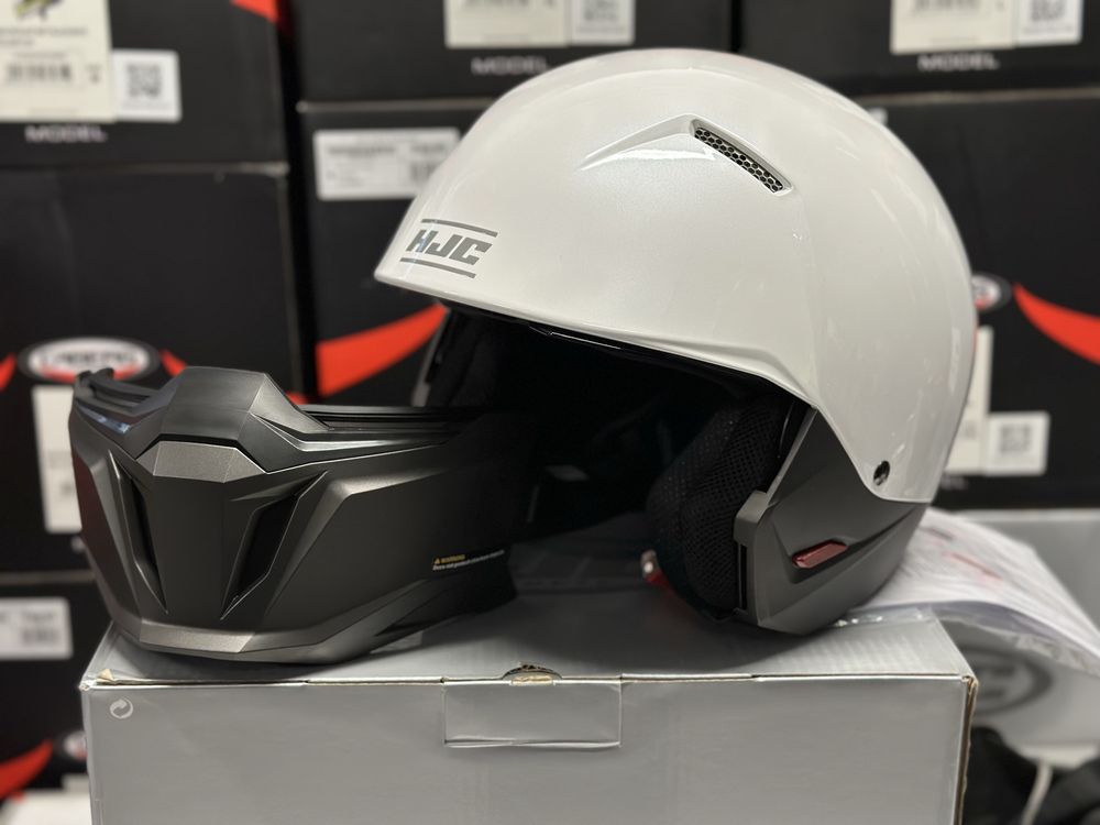 Kask motocyklowy HJC i20 rozmiar L Wyjmowana Szczeka! X2 szyba!