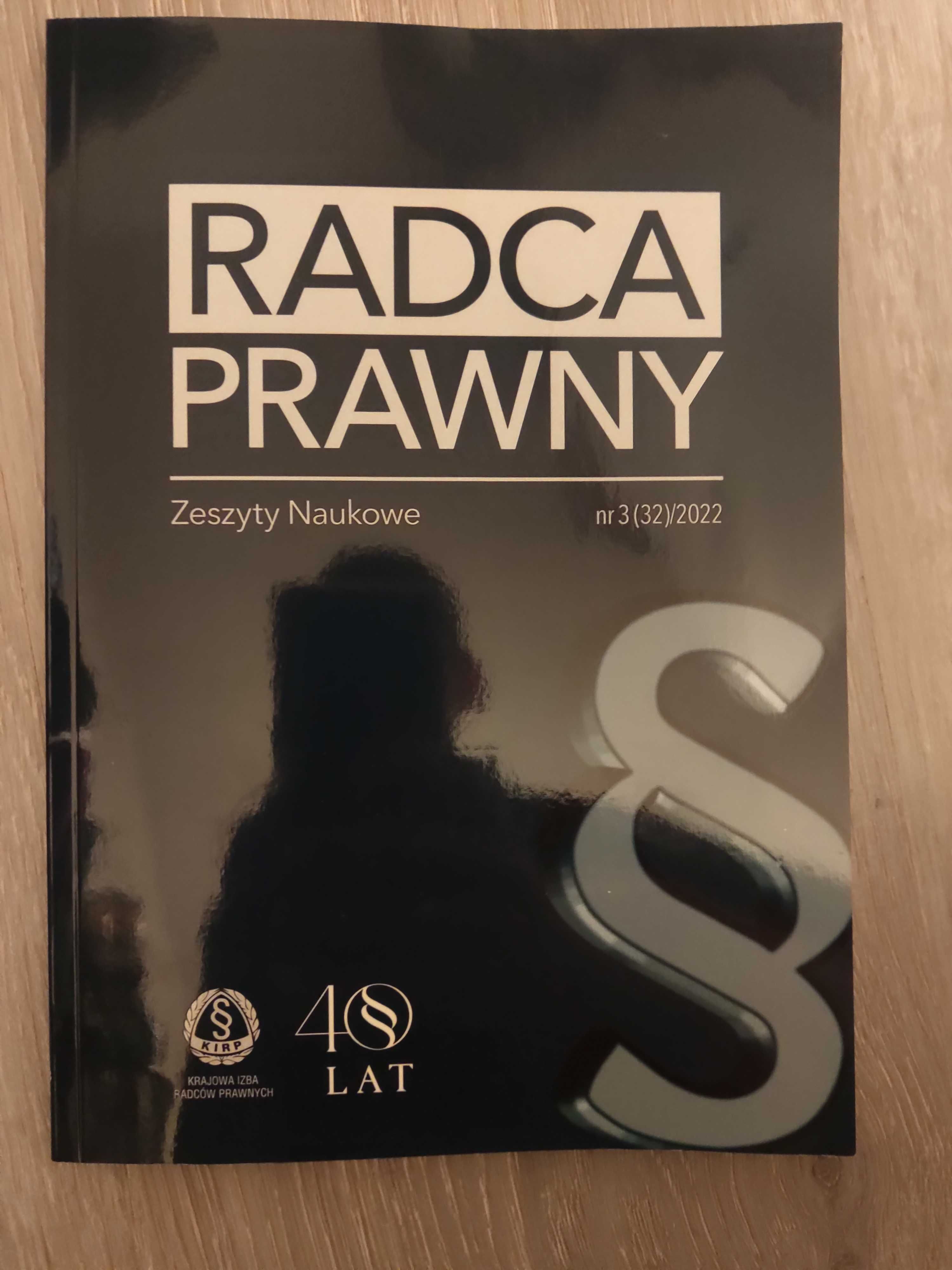 Radca Prawny. Zeszyty Naukowe 3 (tom 32) 2022