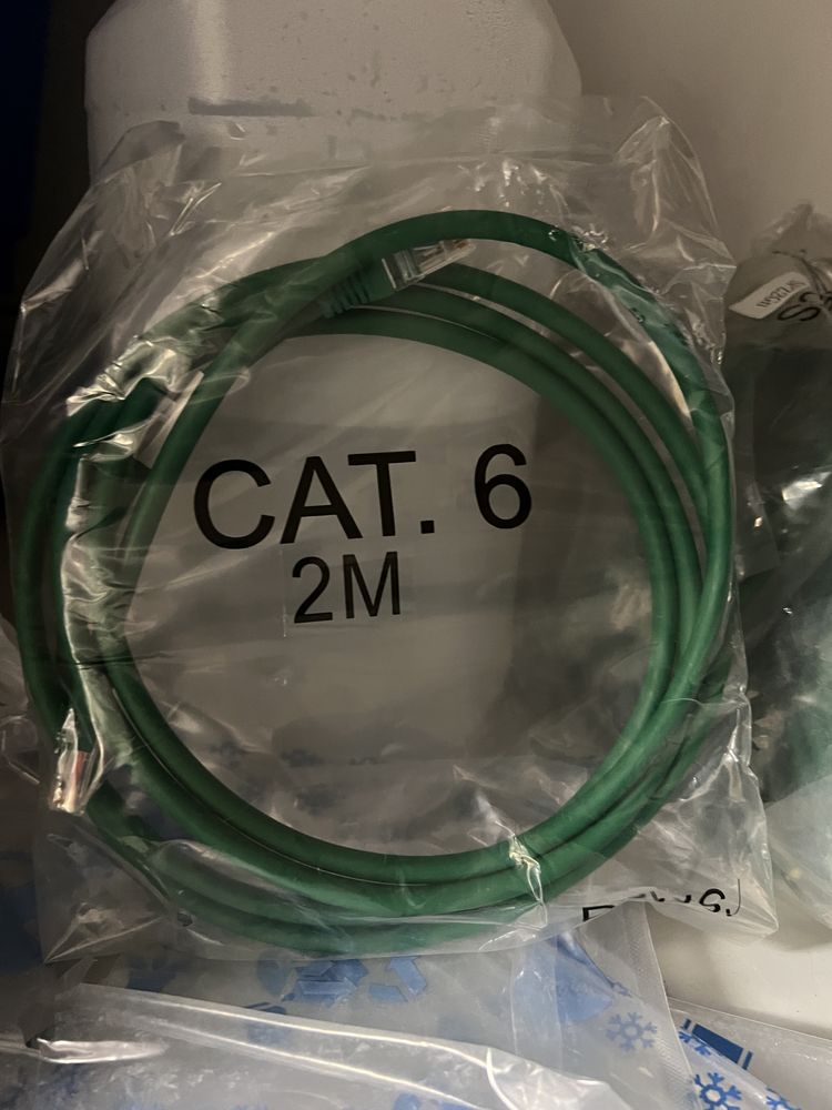 Kabel sieciowy RJ45 UTP CAT6 2m, zielona skretka