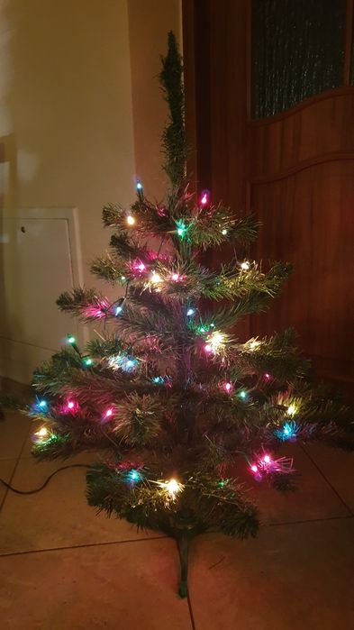 Choinka sztuczna z lampkami mała 100cm