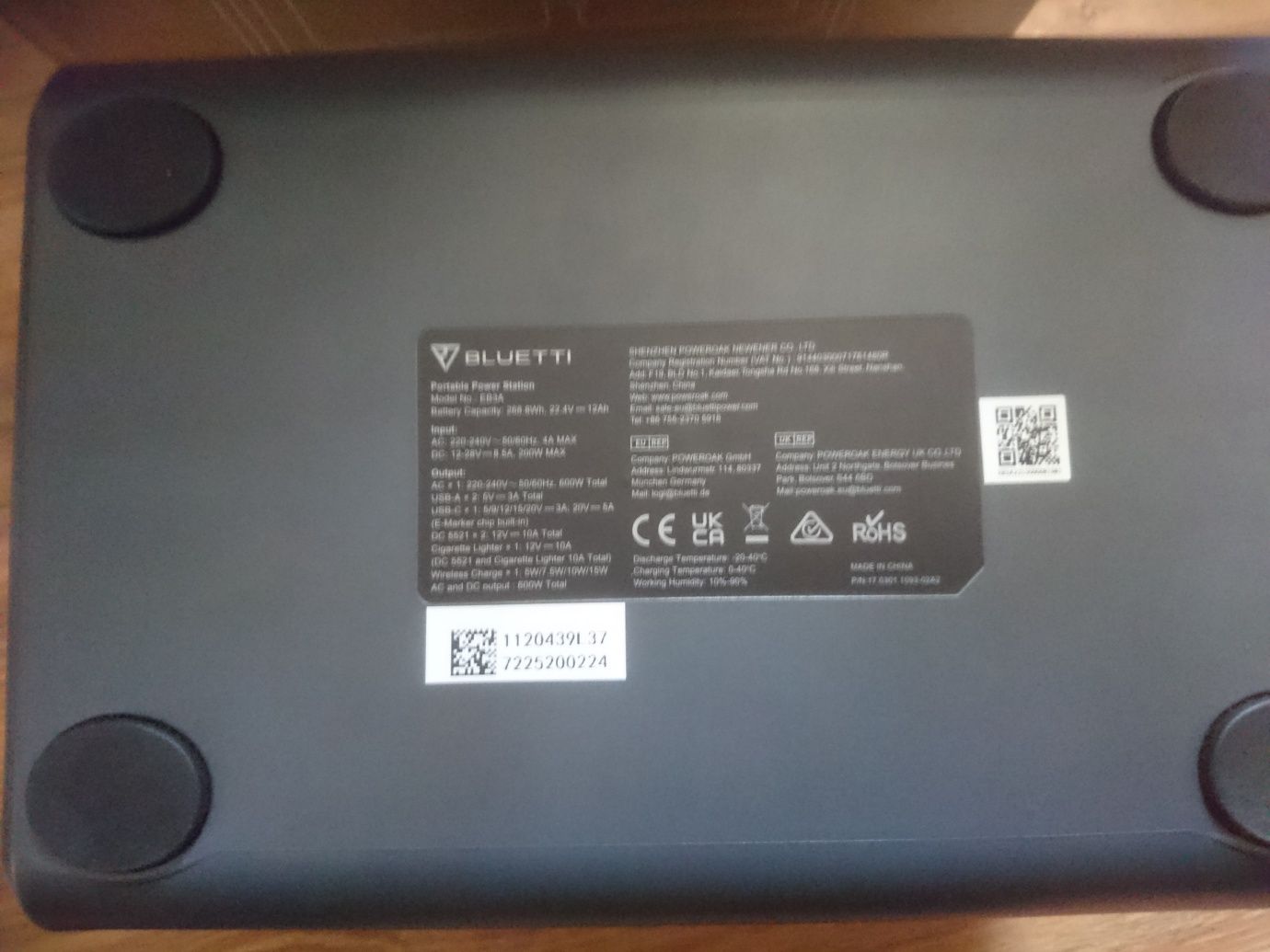 Зарядна станція BLUETTI EB3A