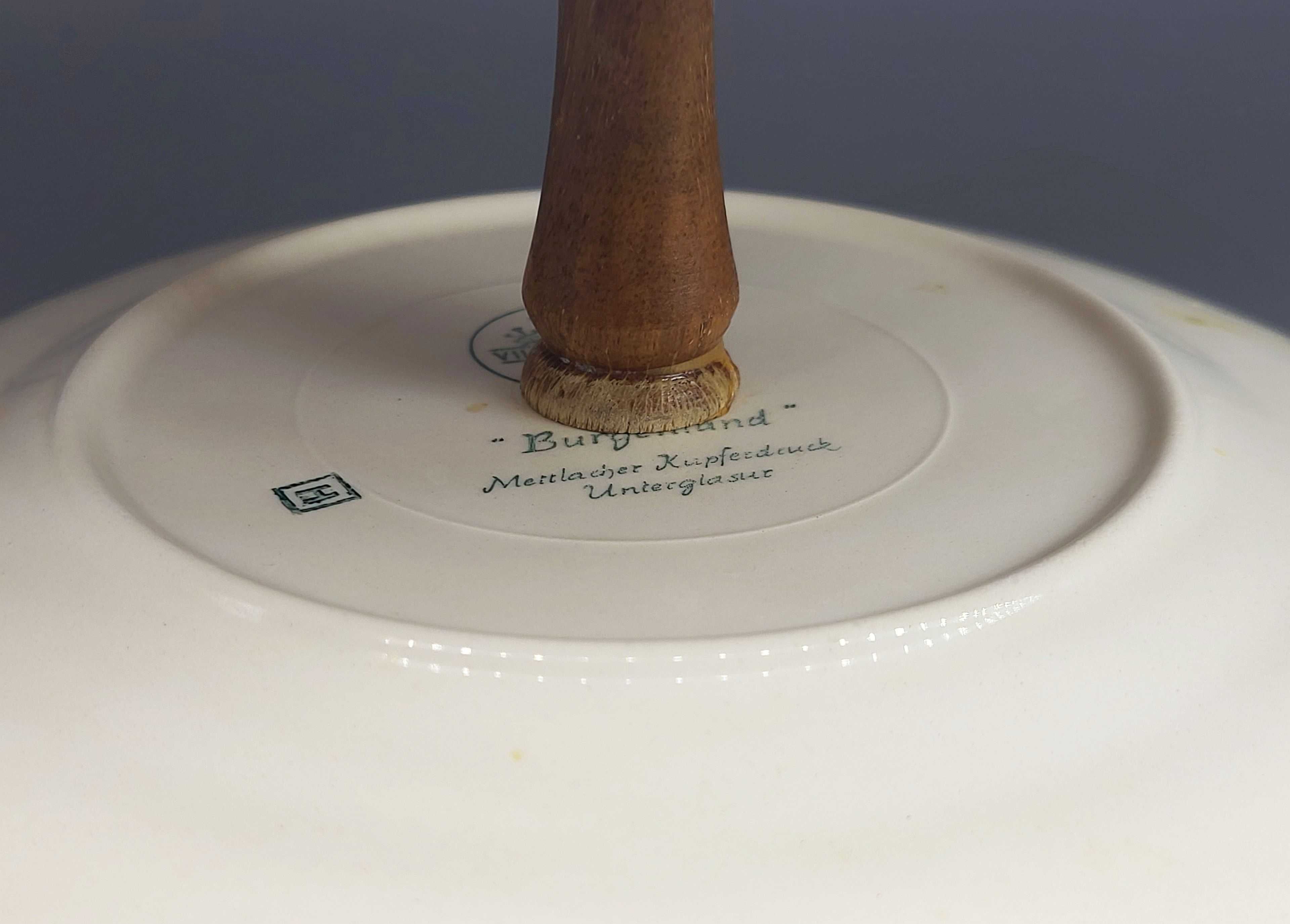 Etażerka trzy poziomowa patera Villeroy & Boch Burgenland vintage