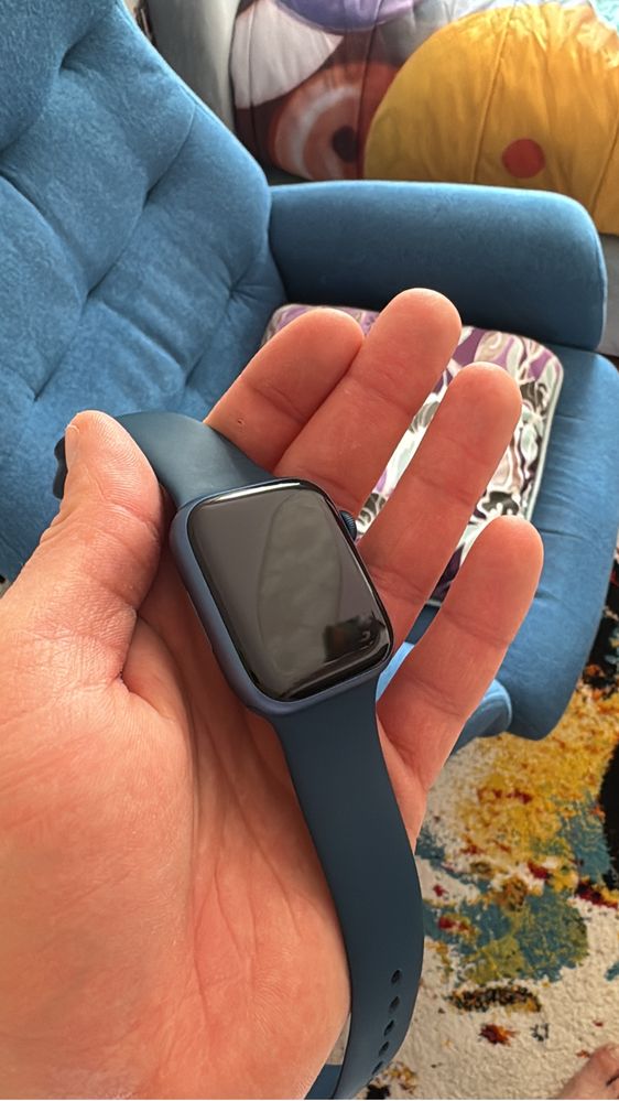 Apple watch serie 7 45mm azul